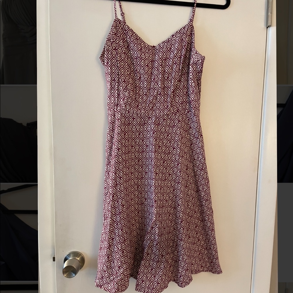 Geometric print sundress